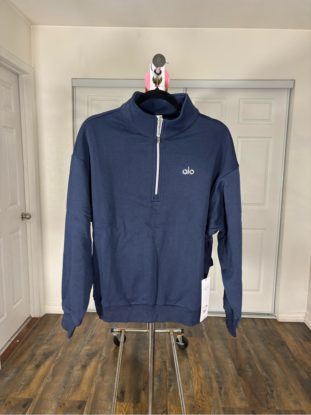 Alo Yoga accolade quarter zip up navy - Picture 2 of 4